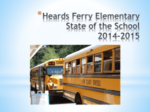 Heards Ferry Elementary School State of the School 2014-2015