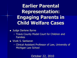 Parent Representation Pilot Project