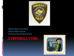 Cyberbullying PresentationNew