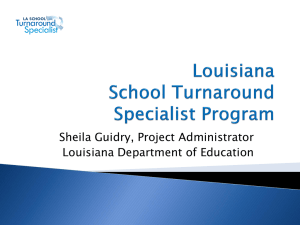 LA Slides - Center on Innovation and Improvement