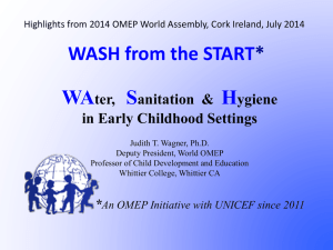 WASH from the START Initiative Exactly what is it?