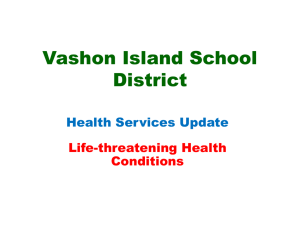 2014 Health Update and Life Threatening Health Conditions