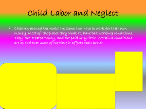 I.B. EXHIBITION Children Worldwide Face a Variety of Risks and