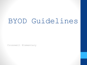 BYOD Powerpoint - School District of Pickens County