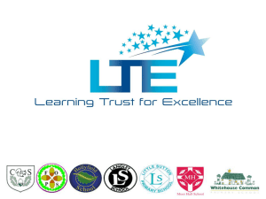 A partnership approach The school will try to involve your child in