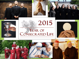 Year of Consecrated Life: School Celebration Ideas