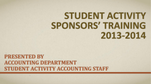 Student Activity Sponsors - United Independent School District