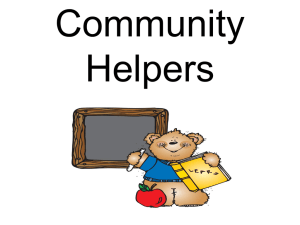 Community Helpers - RiverdaleKindergarten