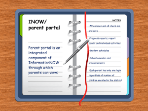 INOW Parent Portal: Access & Information