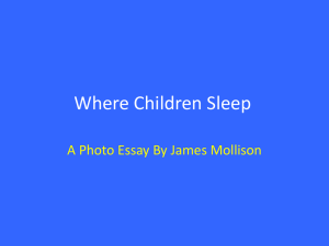 Where Children Sleep