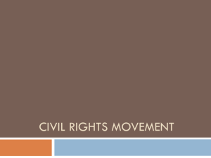 Civil Rights Movement