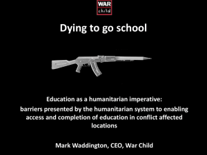 Dying to go school
