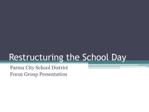 Restructuring the School Day