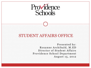 Annual Title I Parent`s Meeting