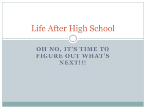 Life After High School