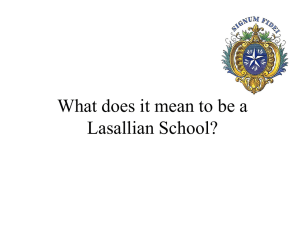 What is a Lasallian School? Values, Mission, and Goals