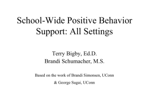 SW-PBS Support