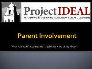 Parent Involvement