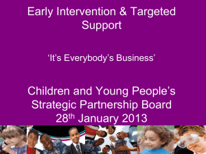 EIS presentation CYPSPB Jan 2013