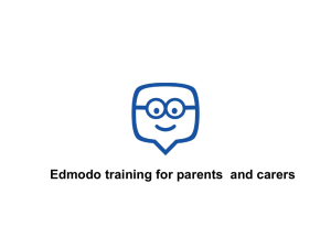 Edmodo parent training PFA – November 2013
