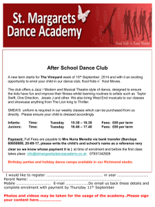 New Adult & Pre-Teen / Teen Classes (Intro Offer: 20% discount) No