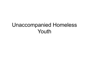 Runaway & Homeless Youth