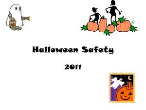 Halloween Safety Assembly