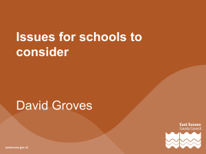 Academies - conference presentation