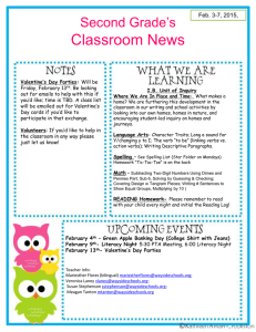 Newsletter (Feb 3-7)