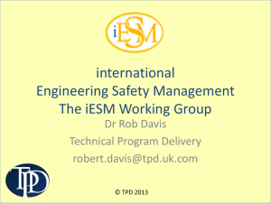 iESM Working Group - the international ESM Handbook
