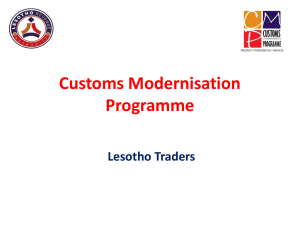 Border Management Strategy