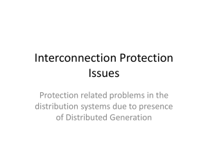 Interconnection Fault Protection - Electrical and Computer Engineering