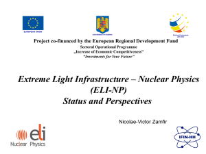 ELI-NP - NuPECC