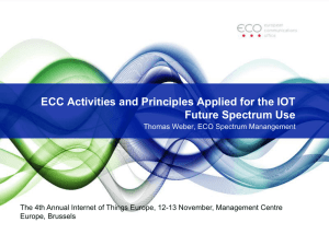 Activities and Principles Applied for the Internet of Things