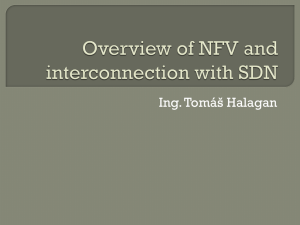 Overview of NFV and connecting with SDN