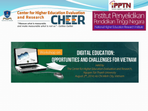 The development of MOOCs in Malaysia.