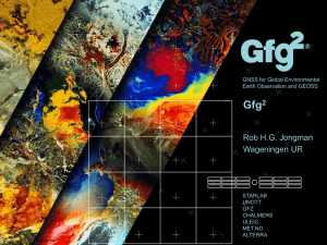 Gfg 2 - Group on Earth Observations