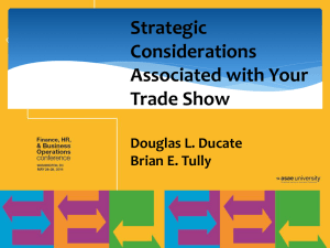 ASAE Final Rev. - Ducate Tradeshow Solutions