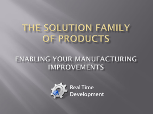 The Solution Family Approach