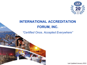 The IAF MLA Mark Use by Accreditation Bodies