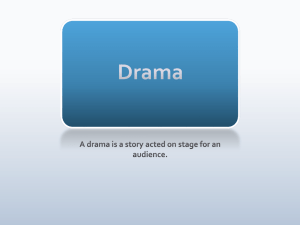Drama Elements: Literary, Technical, & Performance