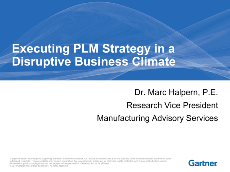Gartner Marc Halpe..