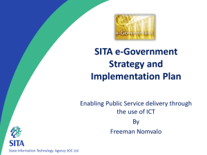 eGovernment - The Eastern Cape ICT Summit