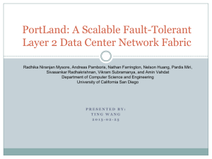 PortLand: Scalable Data Center Network Fabric Analysis