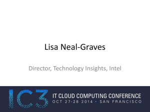 Lisa Neal-Graves, Director Technology Insights, Intel