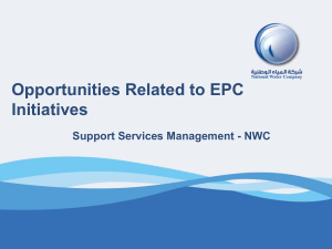 Opportunities Relating to EPC Initiatives