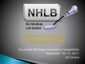 Engineering solutions for independent eating