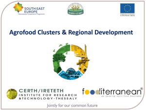 An Agro-Food cluster - Bulgaria Economic Forum