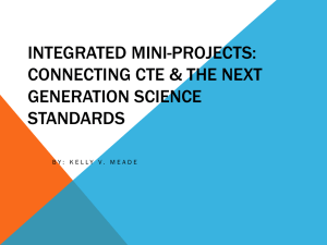 Integrated Mini-Projects - Educating for Careers Conference 2014