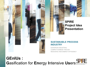 TERREAL CIRCE - Gasification for Energy Intensive Users